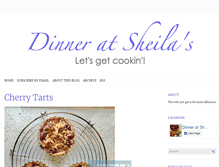 Tablet Screenshot of dinneratsheilas.com